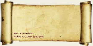 Tina Biorac vizit kartica